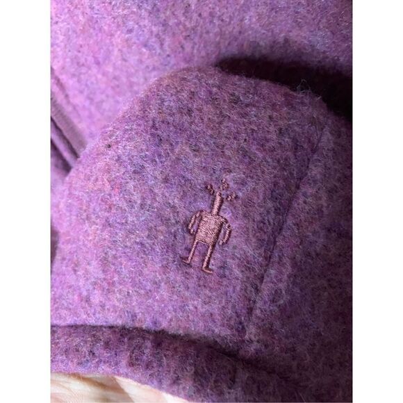 Smartwool Hudson Trail Fleece Poncho purple women’s size small NEW NWT - Picture 6 of 10